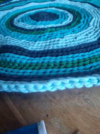 Blue rug