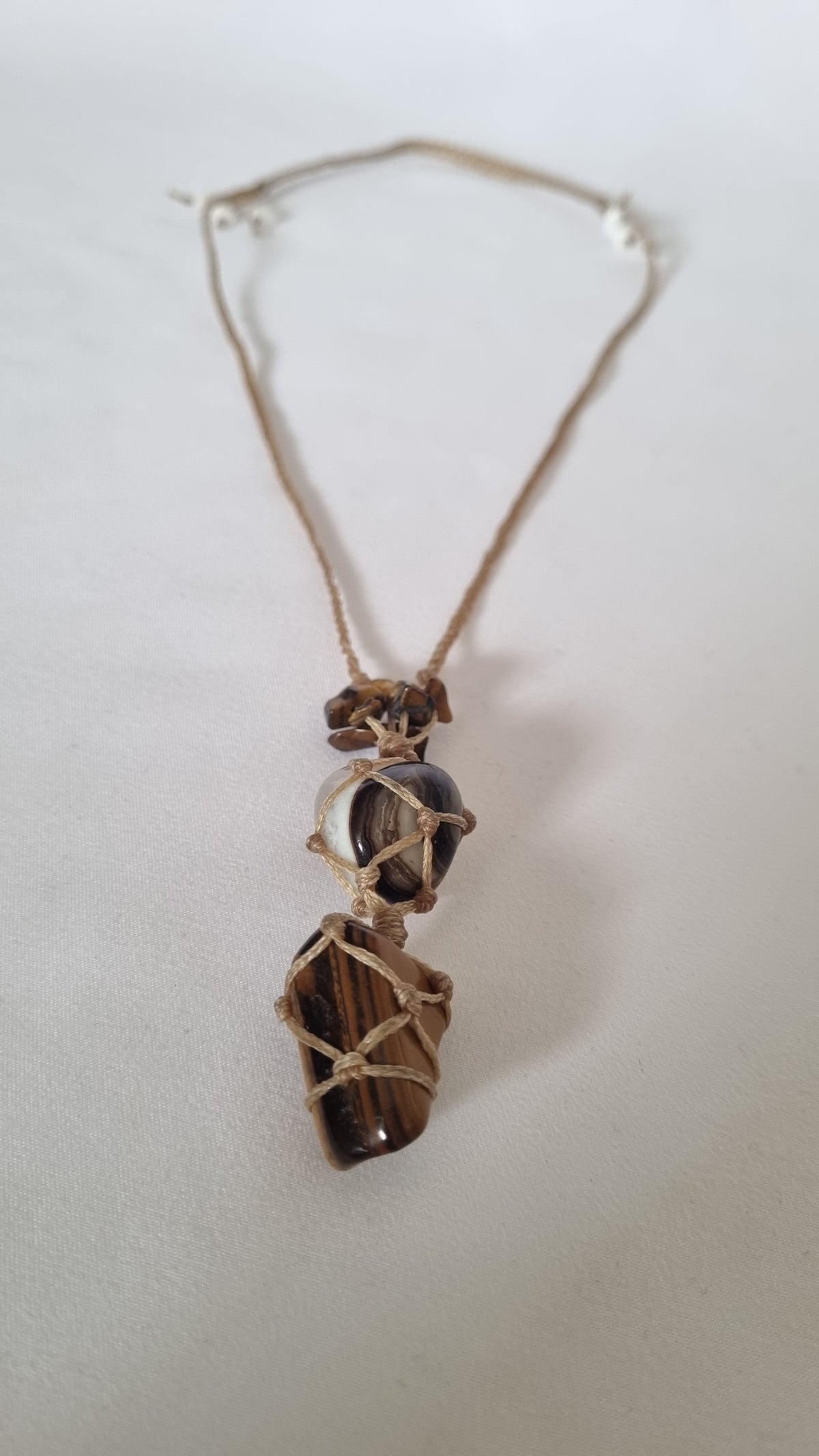 Handmade crystal necklace