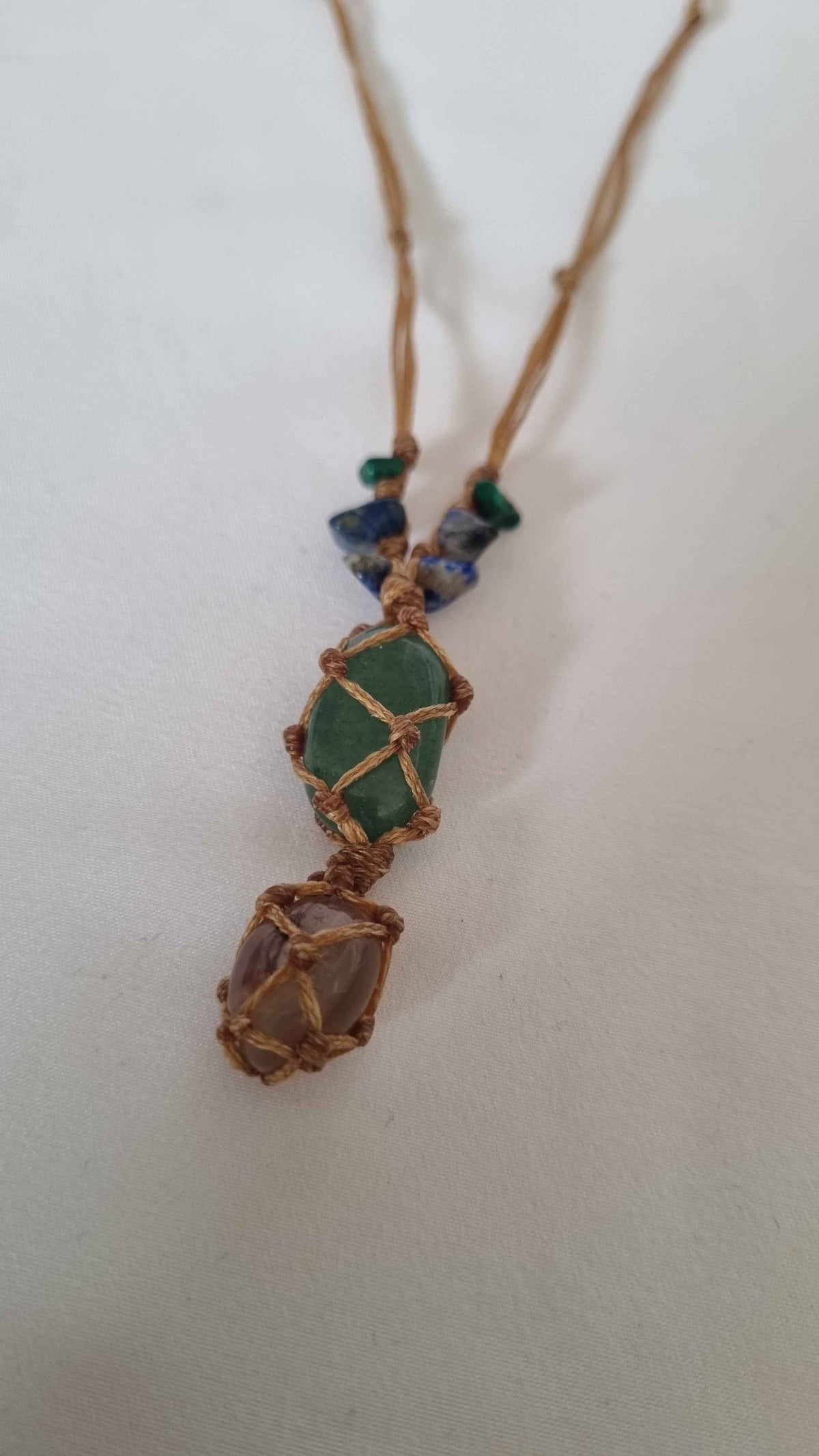 Handmade crystal necklace