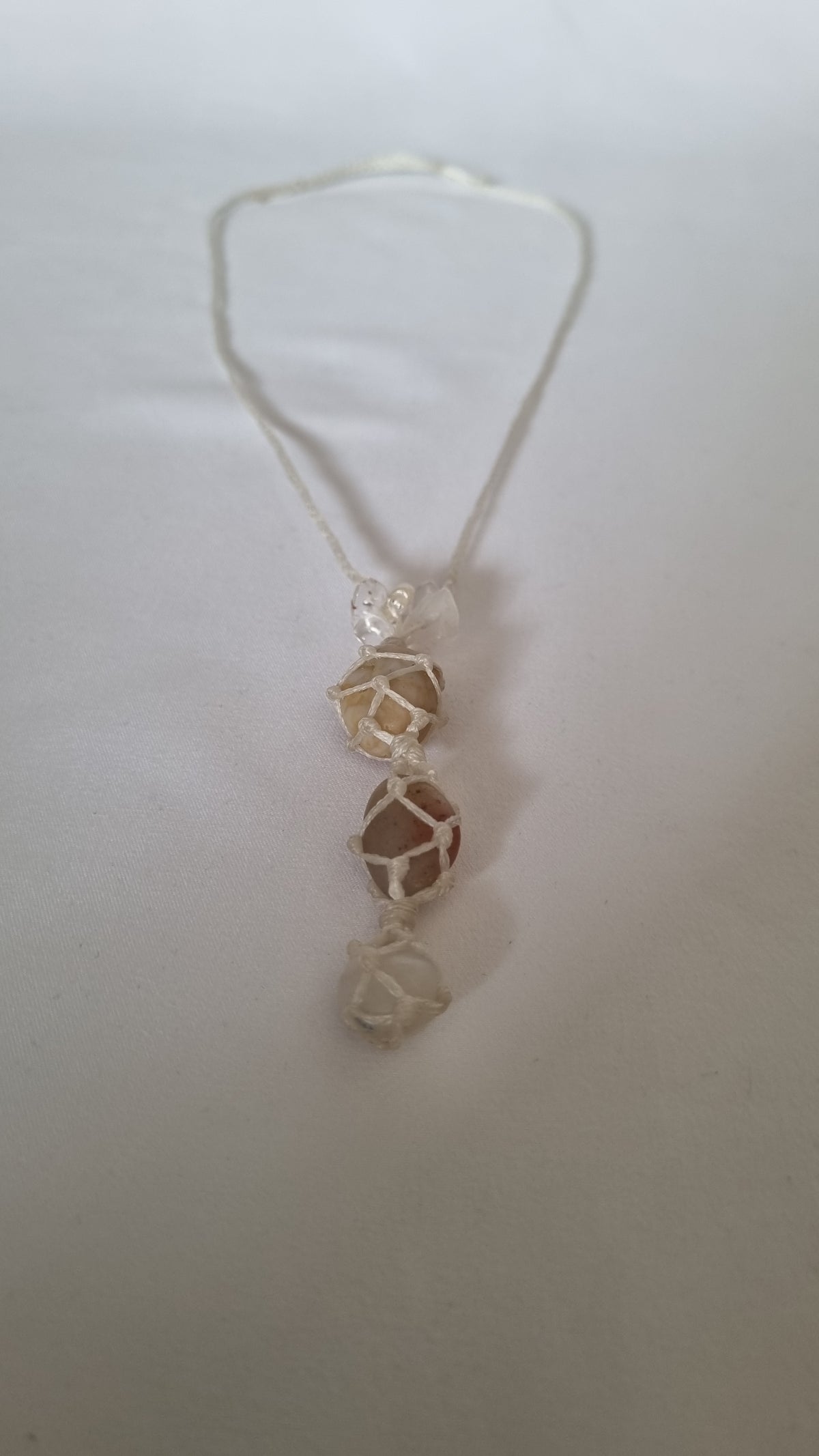 Handmade crystal necklace