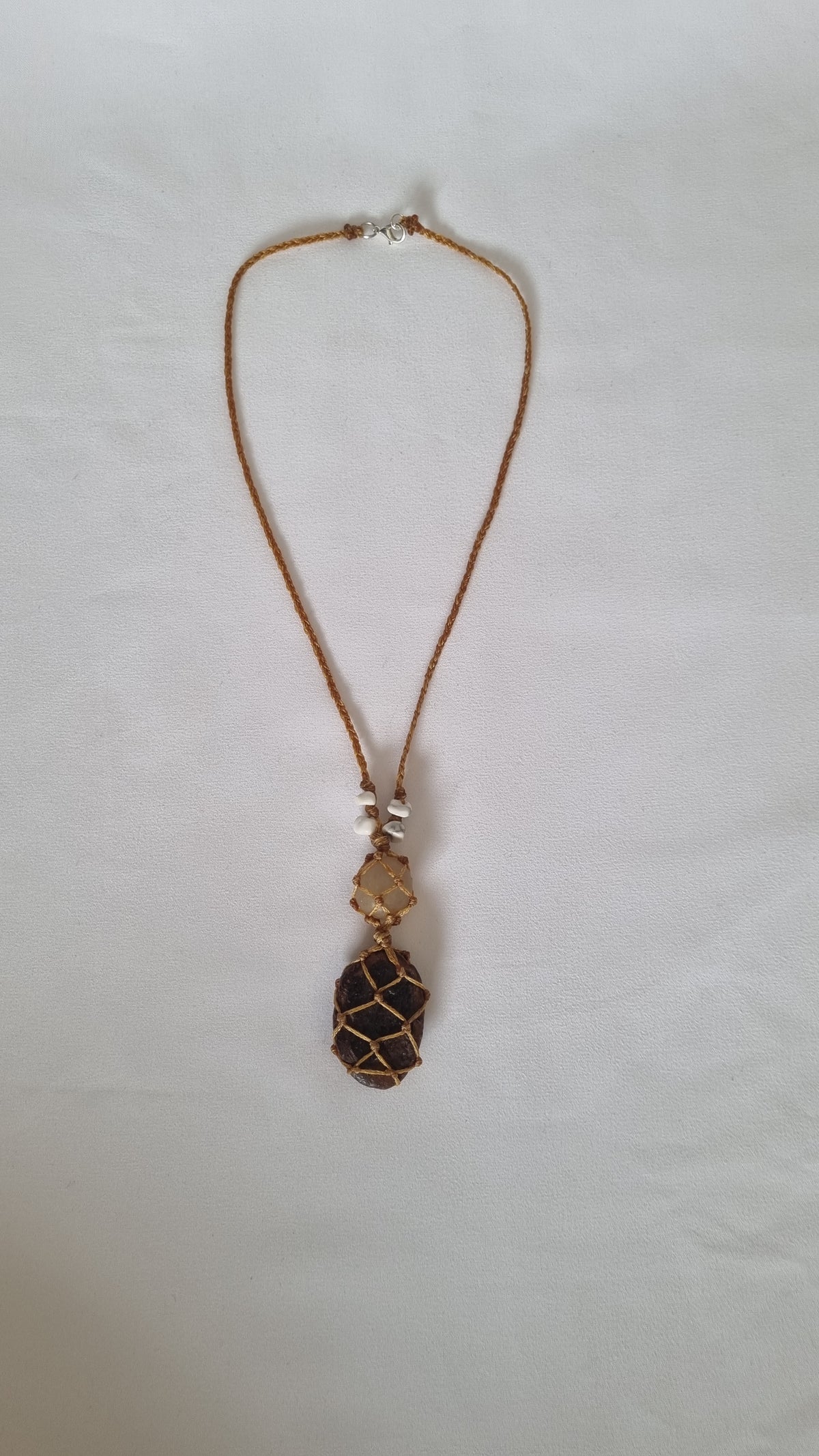 Handmade crystal necklace