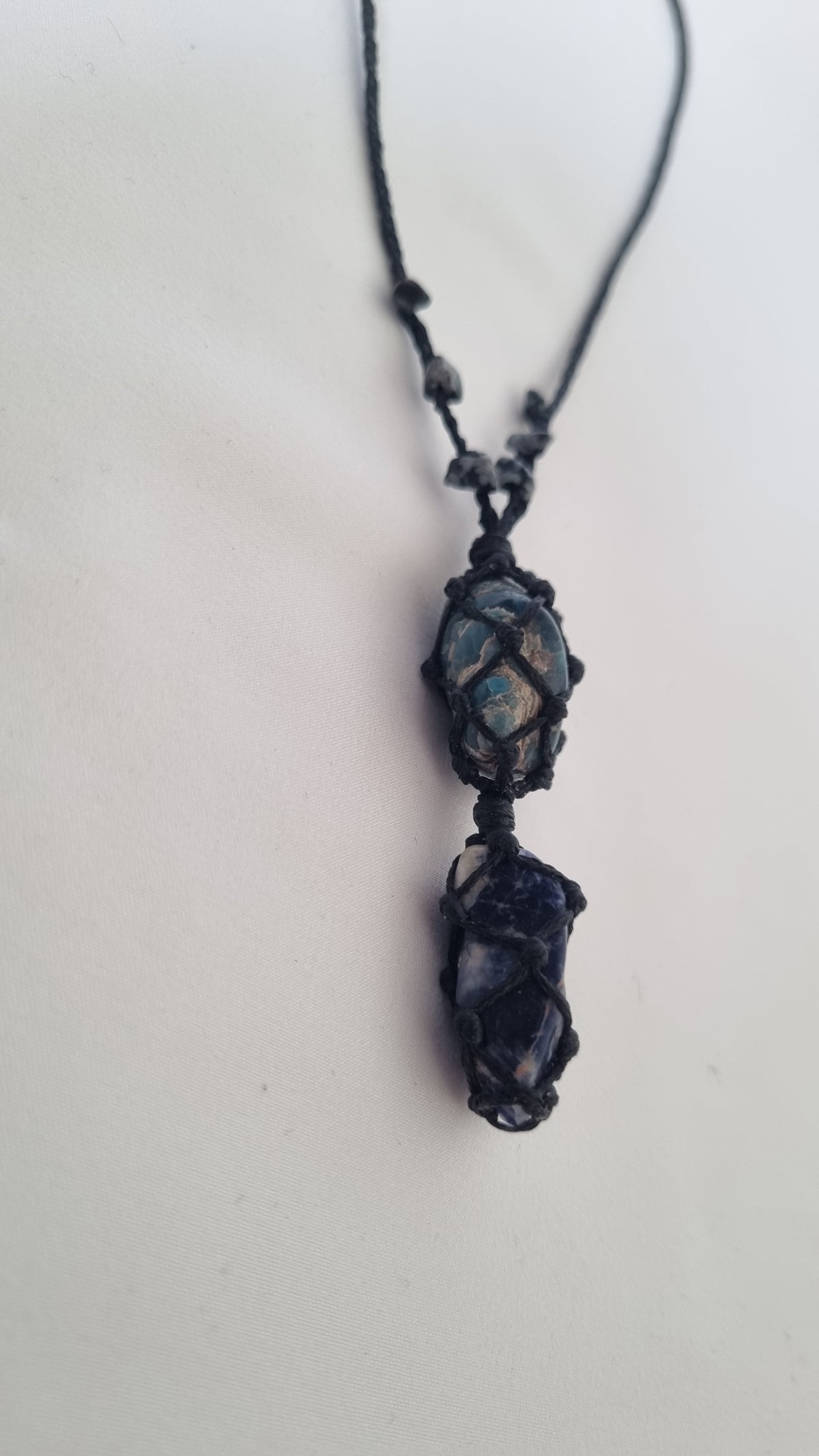 Handmade crystal necklace