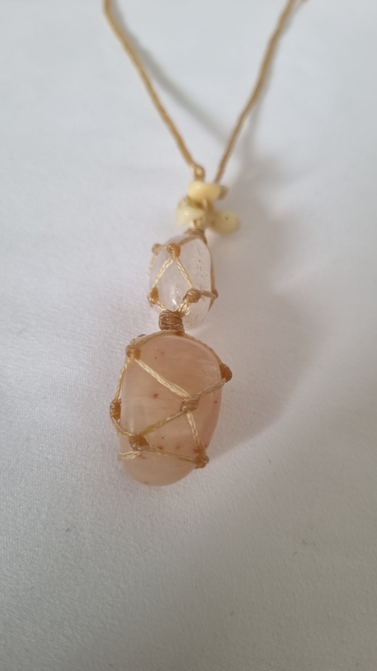 Handmade crystal necklace