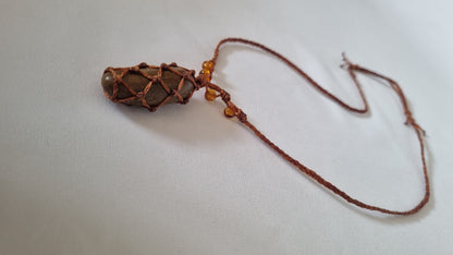 Handmade crystal necklace
